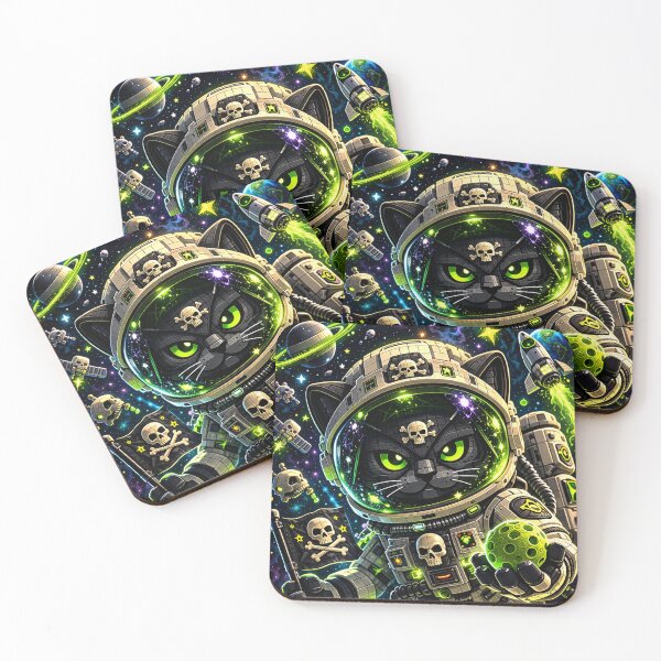 Item preview, “Galactic War Cat” designed and sold by FontheadArt.