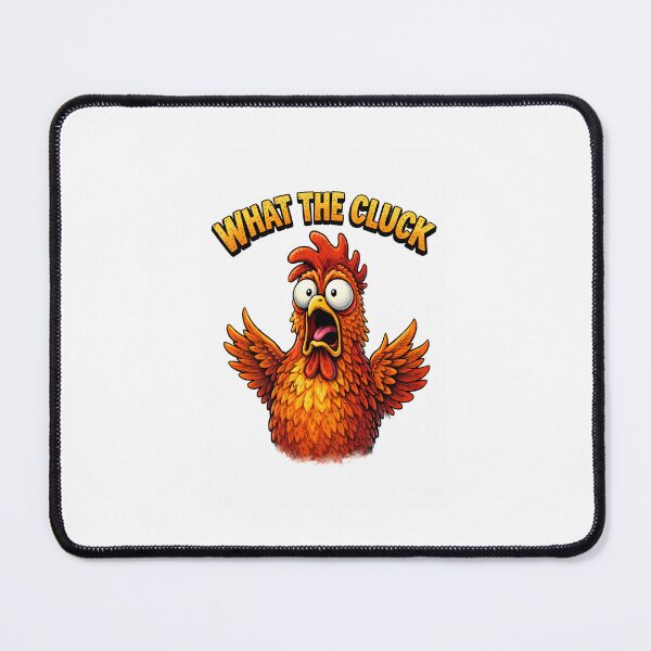 Item preview, “What The Cluck Funny Rooster Meme Design” designed and sold by GraffKingz.