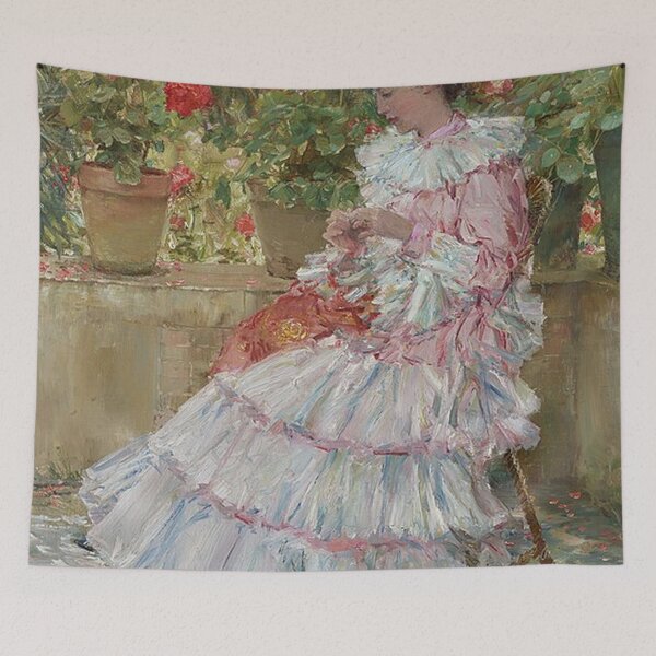 Item preview, Geraniums by Childe Hassam designed and sold by tomorrowsart.