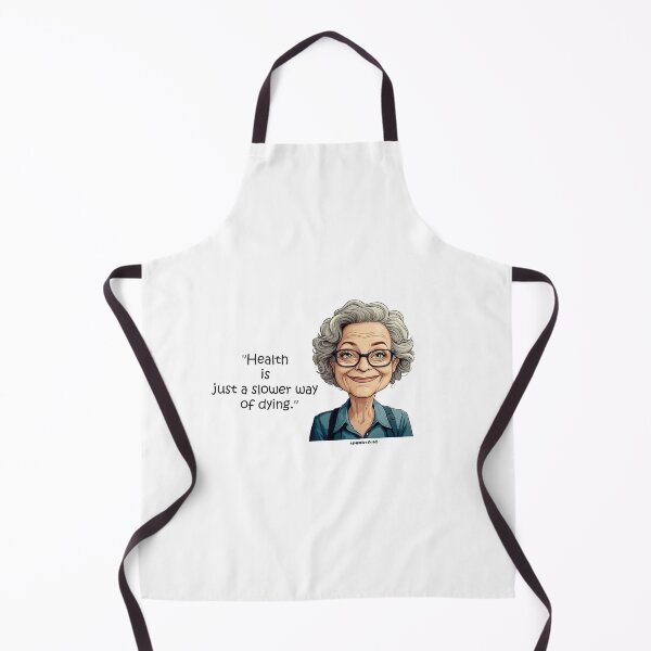 Item preview, "Health is just a slower way of dying." - Jacinda @ spunkyZeST designed and sold by spunkyZeST.