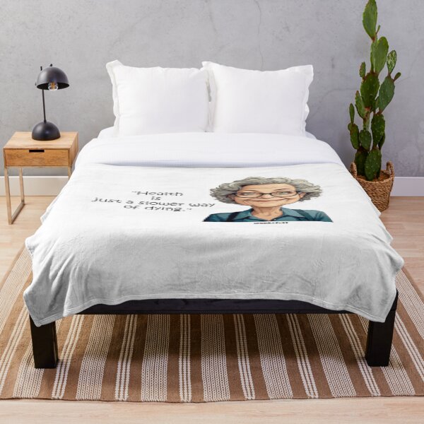 Item preview, "Health is just a slower way of dying." - Jacinda @ spunkyZeST designed and sold by spunkyZeST.