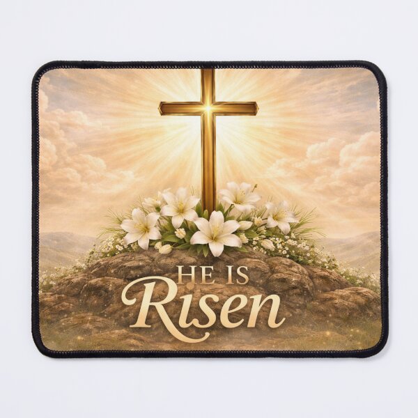 Item preview, He Is Risen Easter Cross Christian Faith Design designed and sold by CLOUTKULT.