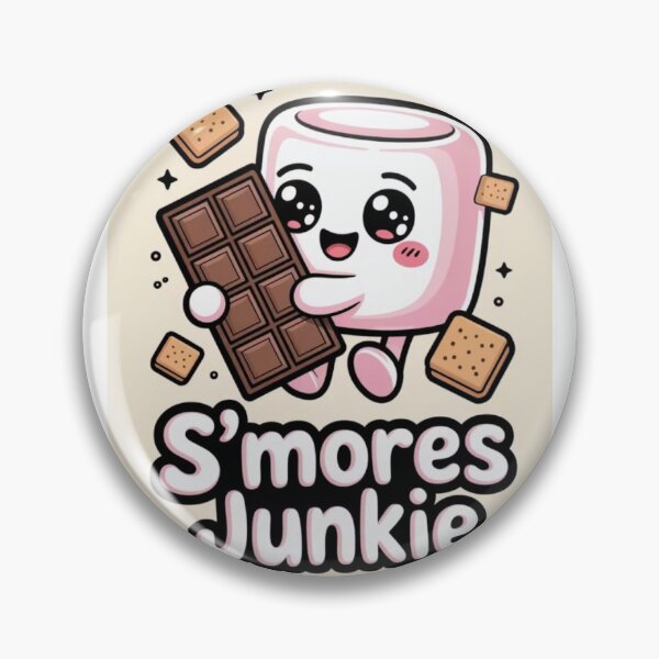 Item preview, S'mores Junkie Cute Marshmallow Dessert Lover Art designed and sold by GraffKingz.