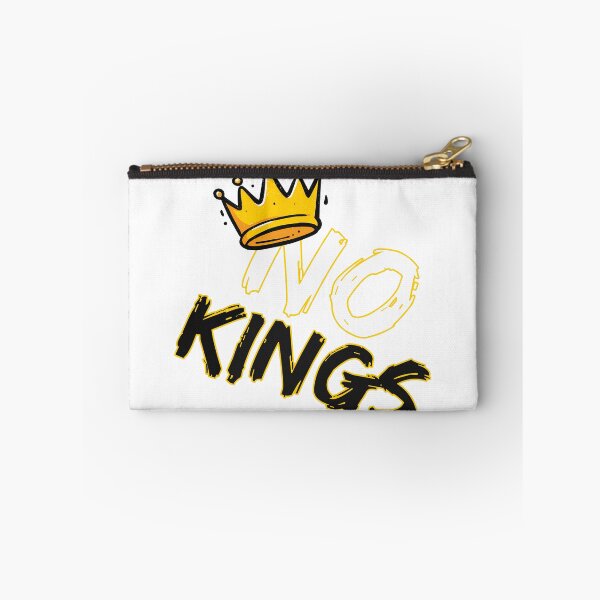 Item preview, No Kings - Anti-Authority Crown Rebellion Statement Art Print designed and sold by DesignArtist.ia.
