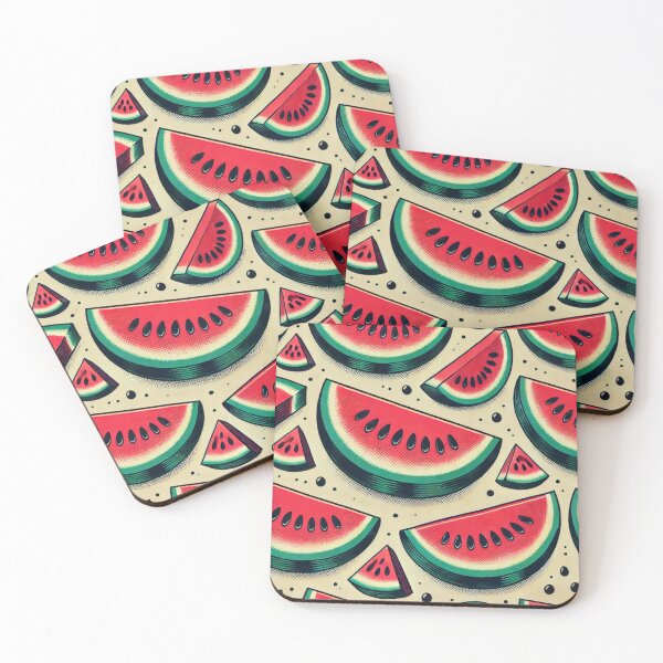 Item preview, Watermelon Slice Pattern designed and sold by TEEJAMBOREE.