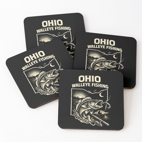 Item preview, Ohio Walleye Fishing Shirt – Lake Erie Angler Tee, Ohio Fishing Design, Walleye Fisherman Gift, Midwest Fishing Shirt designed and sold by WildWonderfulWear.