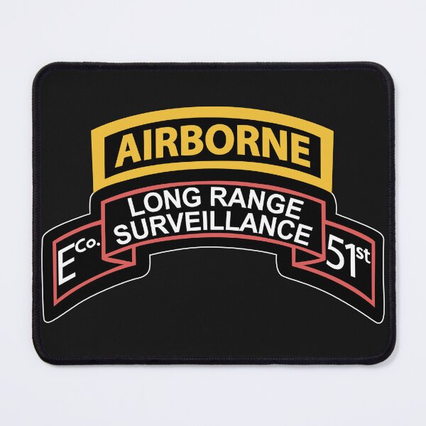 Item preview, Army - Airborne Ranger - E Company- 51st Infantry (Ranger) w Airborne Tab X 300 designed and sold by Military Insignia Products.