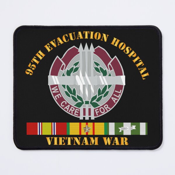 Item preview, Army - 95th Evacuation Hospital - Vietnam War w V N SVC designed and sold by Military Insignia Products.