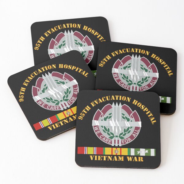 Item preview, Army - 95th Evacuation Hospital - Vietnam War w  V N SVC designed and sold by Military Insignia Products.