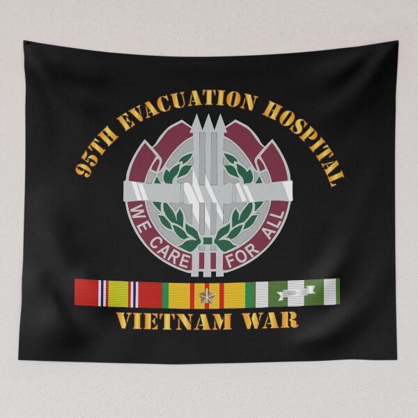 Item preview, Army - 95th Evacuation Hospital - Vietnam War w  V N SVC designed and sold by Military Insignia Products.
