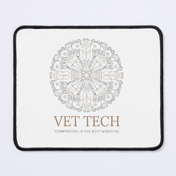Item preview, Vet Tech Mandala Compassion Is The Best Medicine — Premium Fine Line Art Veterinary Technician Gift Shirt designed and sold by CottonFirst.