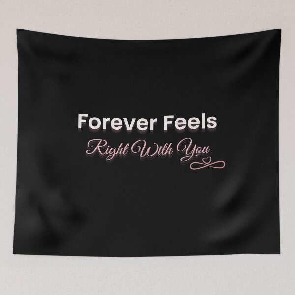 Item preview, Forever Love Quote Romantic Gift Sticker Shirt Hoodie designed and sold by MarshaMuse.