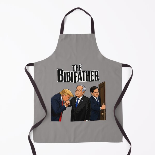 Item preview, The Bibifather – Trump Bibi Rubio Cartoon Parody designed and sold by JVDesignsShop.