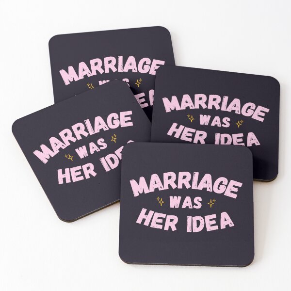 Item preview, Marriage Was Her Idea Funny Husband Blame Joke Shirt  designed and sold by maxiprom.