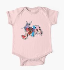 Jem and the Holograms - Logo - Group Color Short Sleeve Baby One-Piece