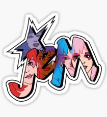 Jem and the Holograms - Logo - Group Color Sticker