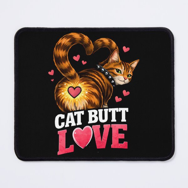 Item preview, Cat Butt Heart Funny Valentine Cat designed and sold by Cat-butt-shirts.