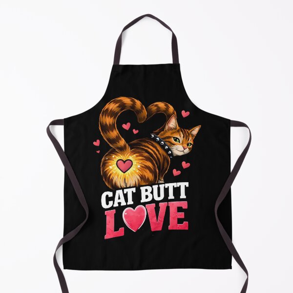 Item preview, Cat Butt Heart Funny Valentine Cat designed and sold by Cat-butt-shirts.