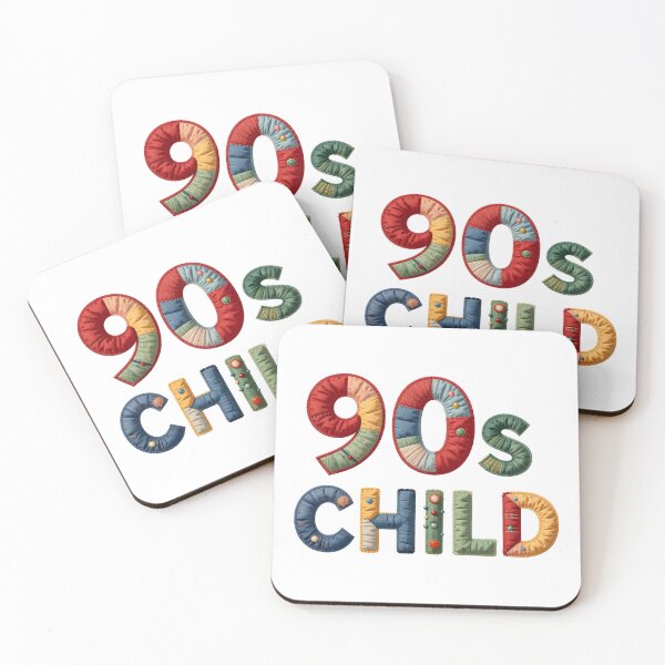Item preview, 90s CHILD - IN COLORFUL FAUX LETTERING designed and sold by AlexOBrienArt.