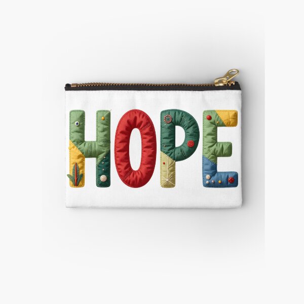 Item preview, HOPE - IN COLORFUL FAUX LETTERING designed and sold by AlexOBrienArt.