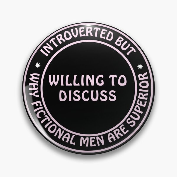 Item preview, Introverted but willing to discuss designed and sold by BookishBoutique  Bliss.