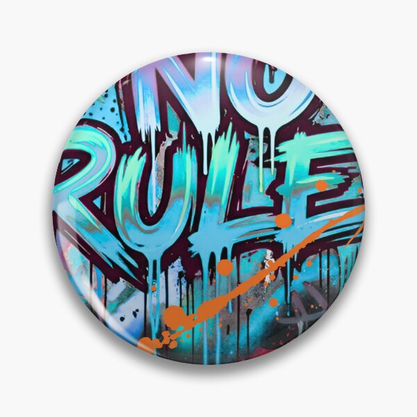 Item preview, No Rules- Graffiti Quote Street Art T-Shirt designed and sold by typoinspired.