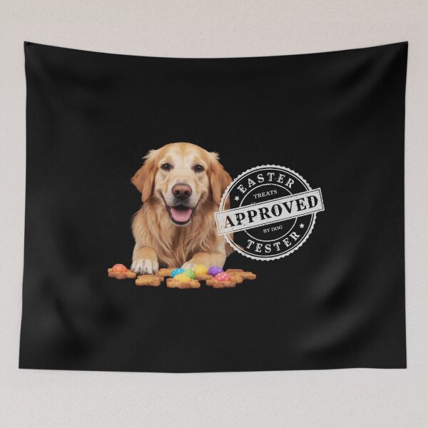 Item preview, Professional Easter Dog Food Tester golden retriever  designed and sold by YourTrendyTees.