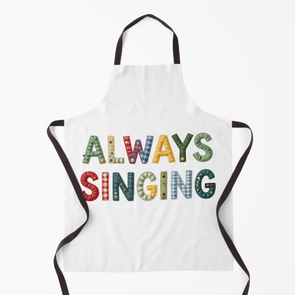 Item preview, ALWAYS SINGING - IN COLORFUL FAUX LETTERING designed and sold by AlexOBrienArt.