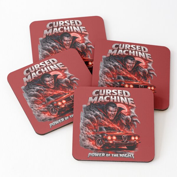 Item preview, Cursed Machine Horror Car Vintage Designhorror car design designed and sold by Retro Arabica.