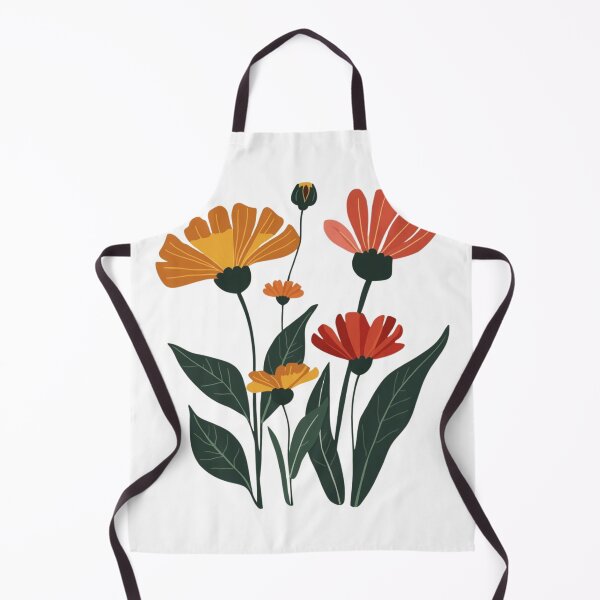 Item preview, Retro Wildflowers Mid Century Modern Floral Art designed and sold by PACS0011.