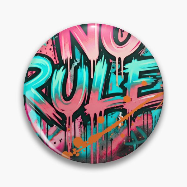 Item preview, No Rules- Street Vibes Graffiti Art T-Shirt designed and sold by typoinspired.