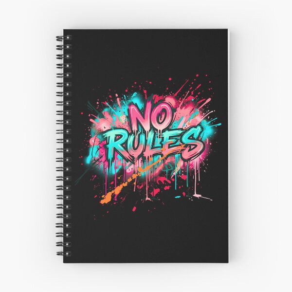 Item preview, No Rules- Street Vibes Graffiti Art T-Shirt designed and sold by typoinspired.