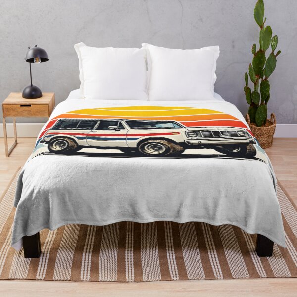 Item preview, Vintage Scout SUV Retro Sunset Design designed and sold by Fourdoorsout.