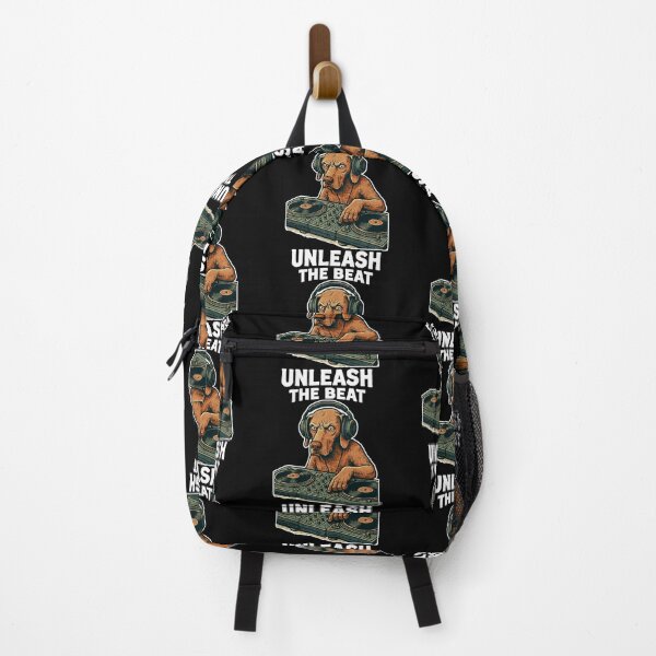 Item preview, Weimaraner DJ: Unleash the Beat – Retro Design designed and sold by Pineapple-Tree.