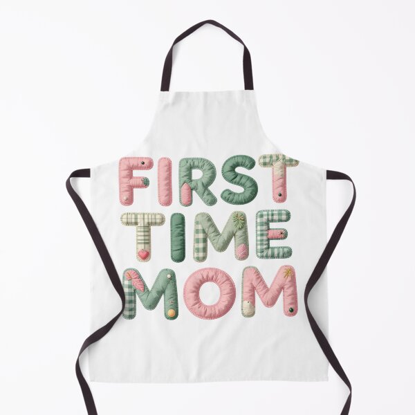 Item preview, FIRST TIME MOM - IN FAUX LETTERING designed and sold by AlexOBrienArt.