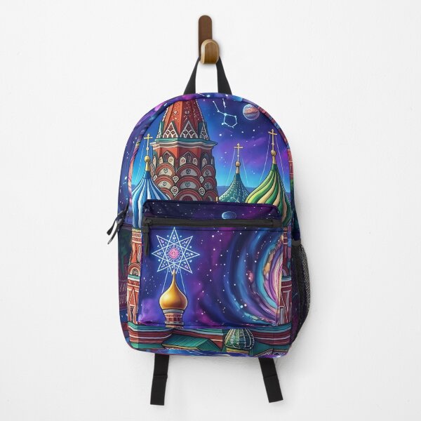 Item preview, St. Basil's Cathedral - Psychedelic Moscow Red Square Art designed and sold by Lucid Dream Pixel.