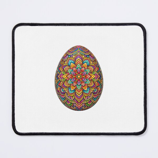 Item preview, Colorful Symmetrical Mandala Easter Egg designed and sold by Lyvion design.