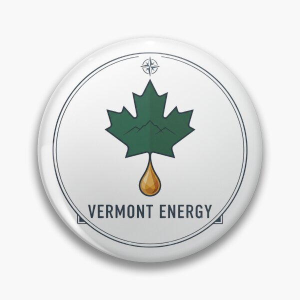 Item preview, Vermont Energy - Green Mountain Maple Syrup Leaf Badge designed and sold by Arts Paradise.