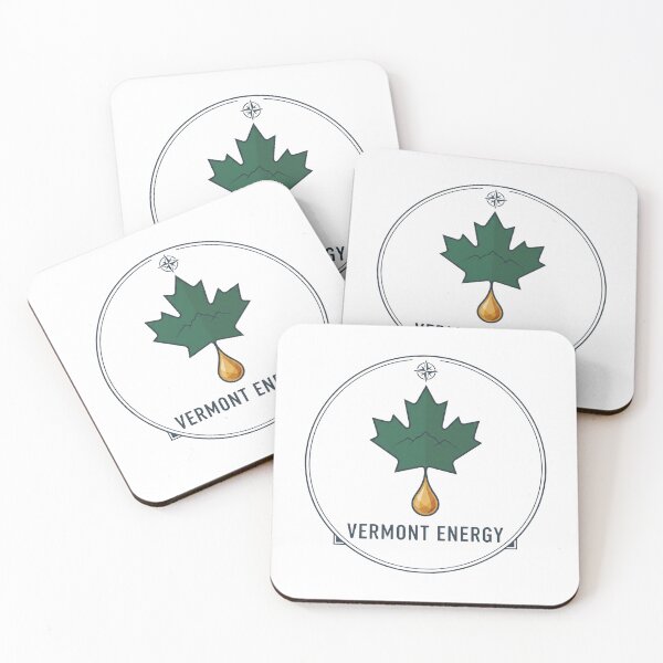 Item preview, Vermont Energy - Green Mountain Maple Syrup Leaf Badge designed and sold by Arts Paradise.