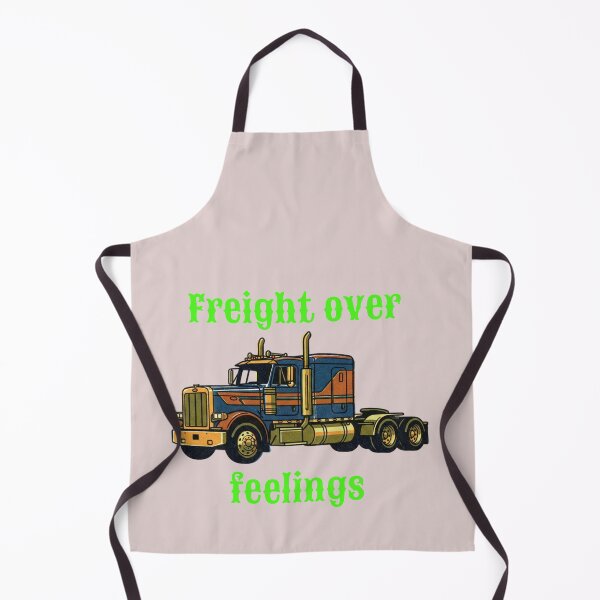 Item preview, FREIGHT OVER FEELINGS / Trucker/Logistics Specialist/Freight Forwarders/Logistics/Truck/Transport/Sexy designed and sold by Aaron Works.