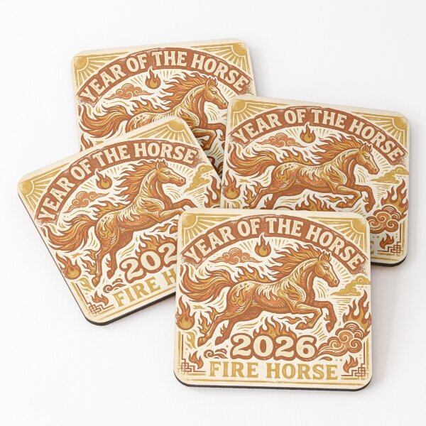 Item preview, Year of the Horse 2026 Fire Horse Shirt – Vintage Western Cowboycore Zodiac designed and sold by Frog Level Treasures.