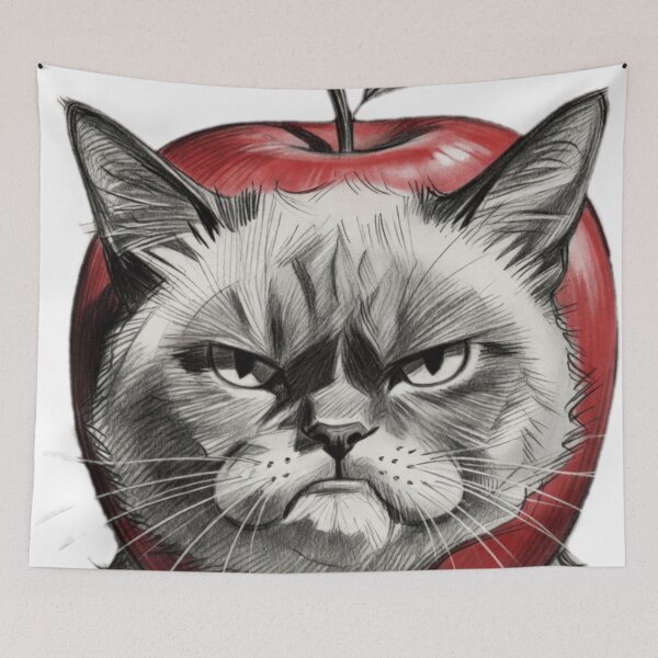 Item preview, Apple Cat designed and sold by The King's general goods.
