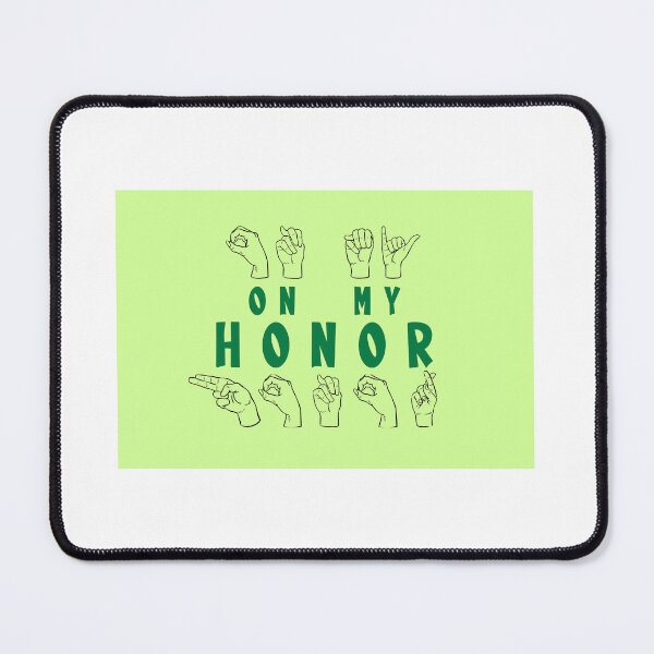 Item preview, On My Honor designed and sold by PrettyOkayCo.