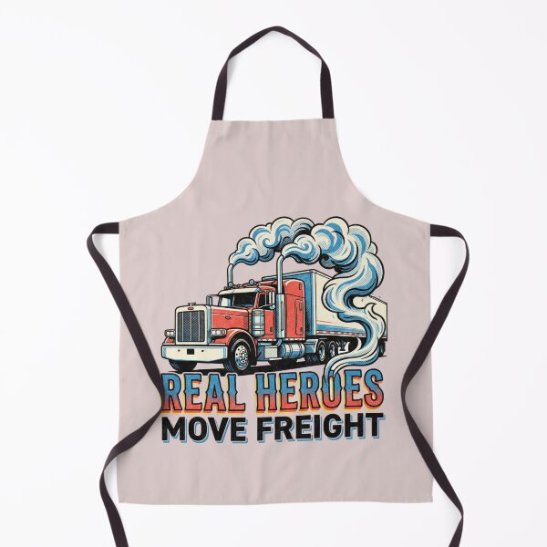 Item preview, REAL HEROES MOVE FREIGHT / Trucker/Logistics Specialist/Freight Forwarders/Logistics/Truck/Transport/Sexy designed and sold by Aaron Works.