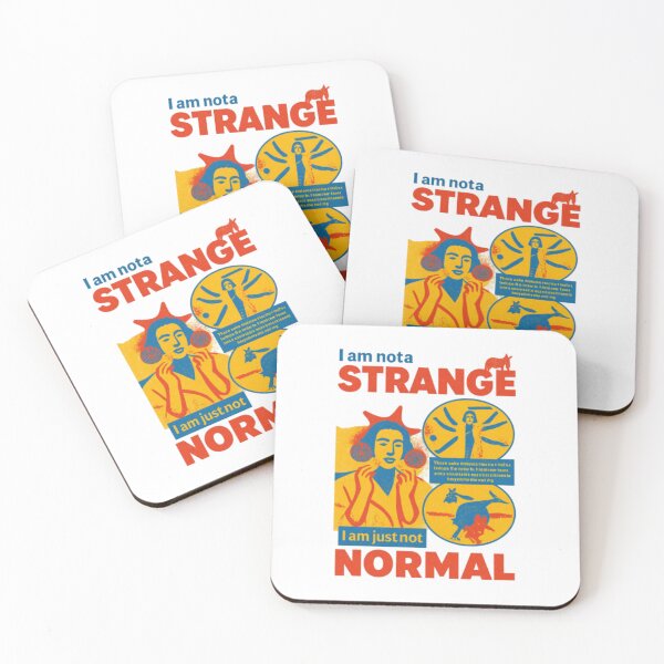 Item preview, I Am Not Strange I Am Just Not Normal | Retro Quirky Graphic designed and sold by HBDStudio.