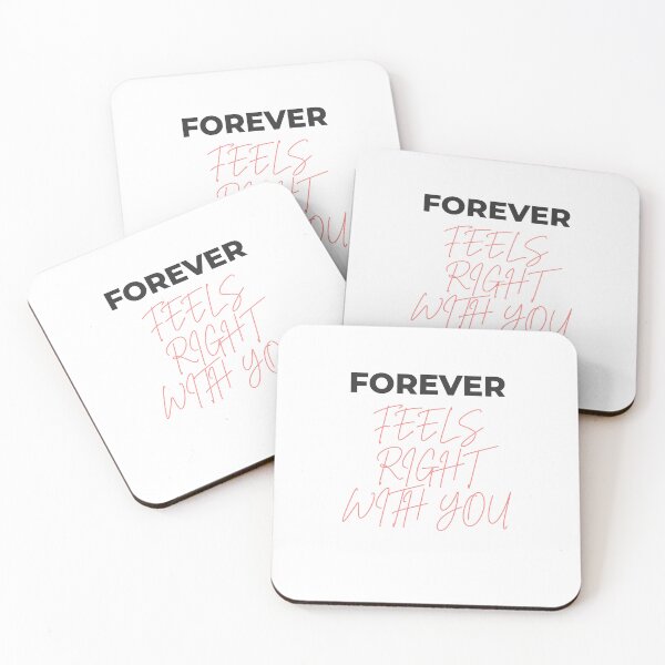Item preview, Forever Love Quote Romantic Gift Sticker Shirt Hoodie designed and sold by MarshaMuse.