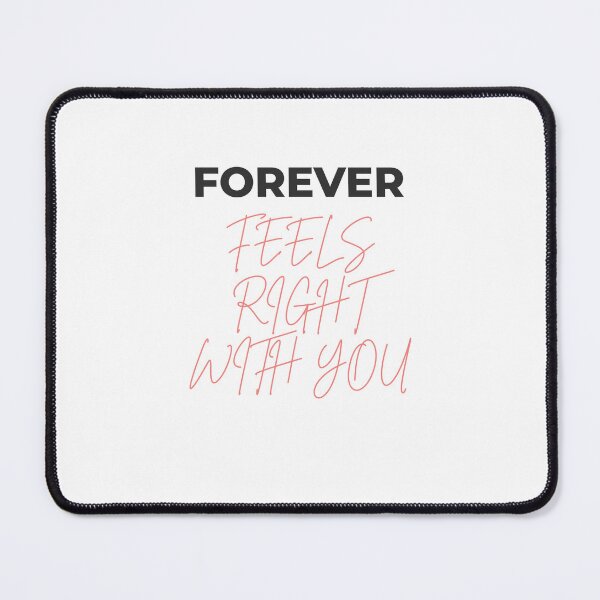 Item preview, Forever Love Quote Romantic Gift Sticker Shirt Hoodie designed and sold by MarshaMuse.
