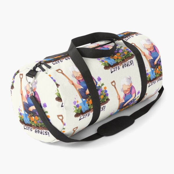Item preview, Life goals, grandma in the garden with a shovel designed and sold by LiskoDesign.