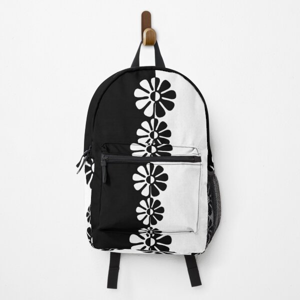 Item preview, 1960's Bold Retro Mod Flowers in Black and White designed and sold by MellowCat.