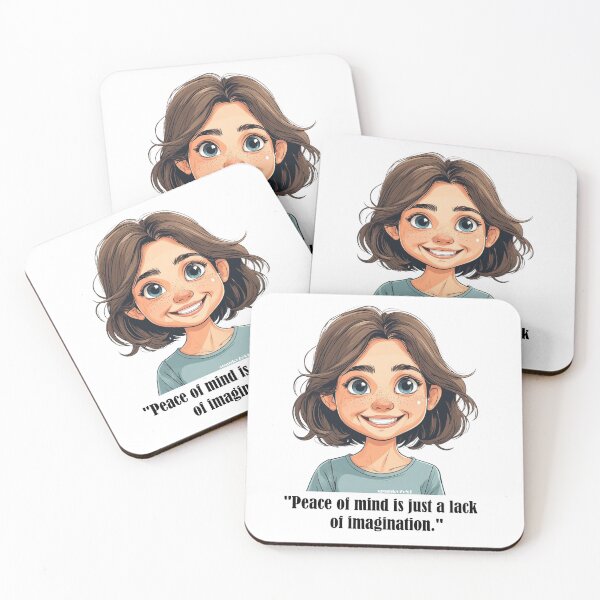Item preview, "Peace of mind is just a lack of imagination." - Ariel @ spunkyZeST designed and sold by spunkyZeST.